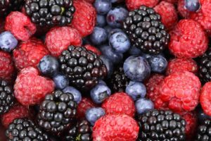 Mousse de fruits rouges